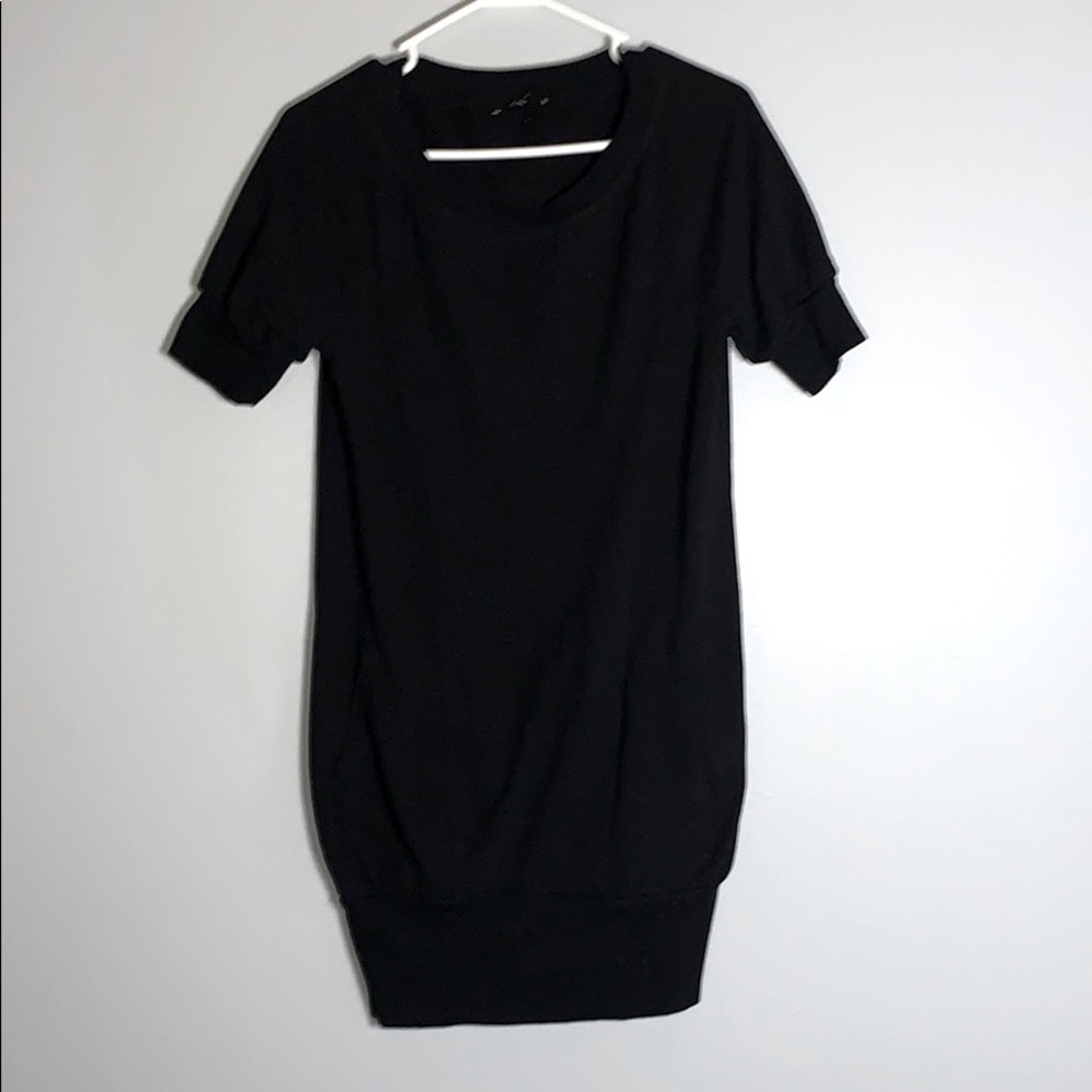 Express Black Sweater Tunic Dress
